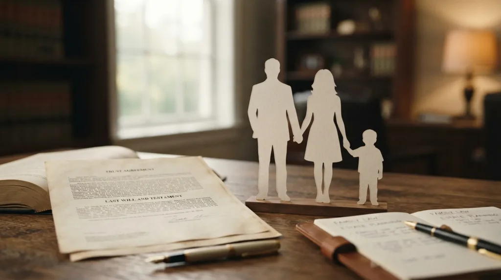 Family Law legal topic illustration